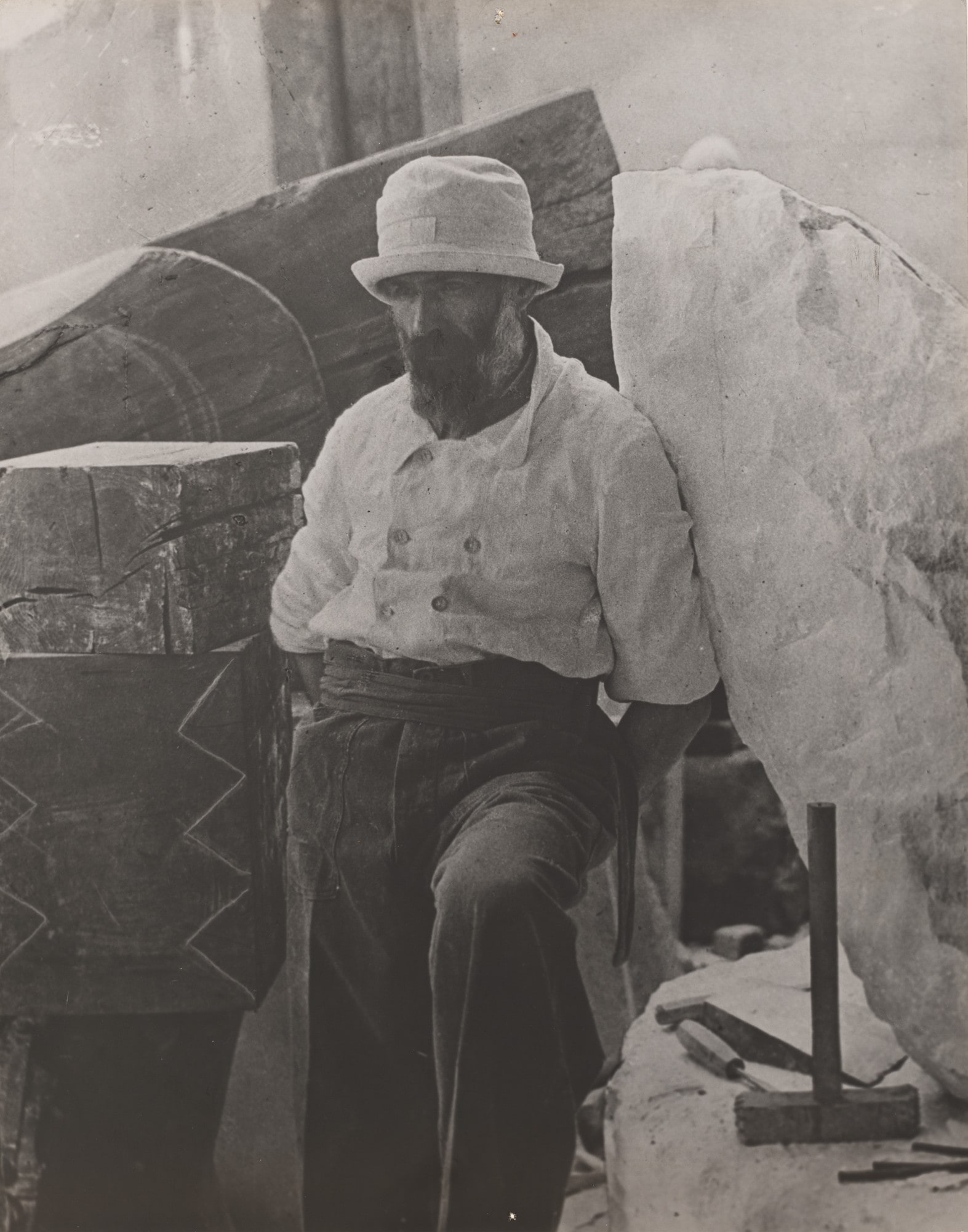 Untitled (self-portrait in the studio)