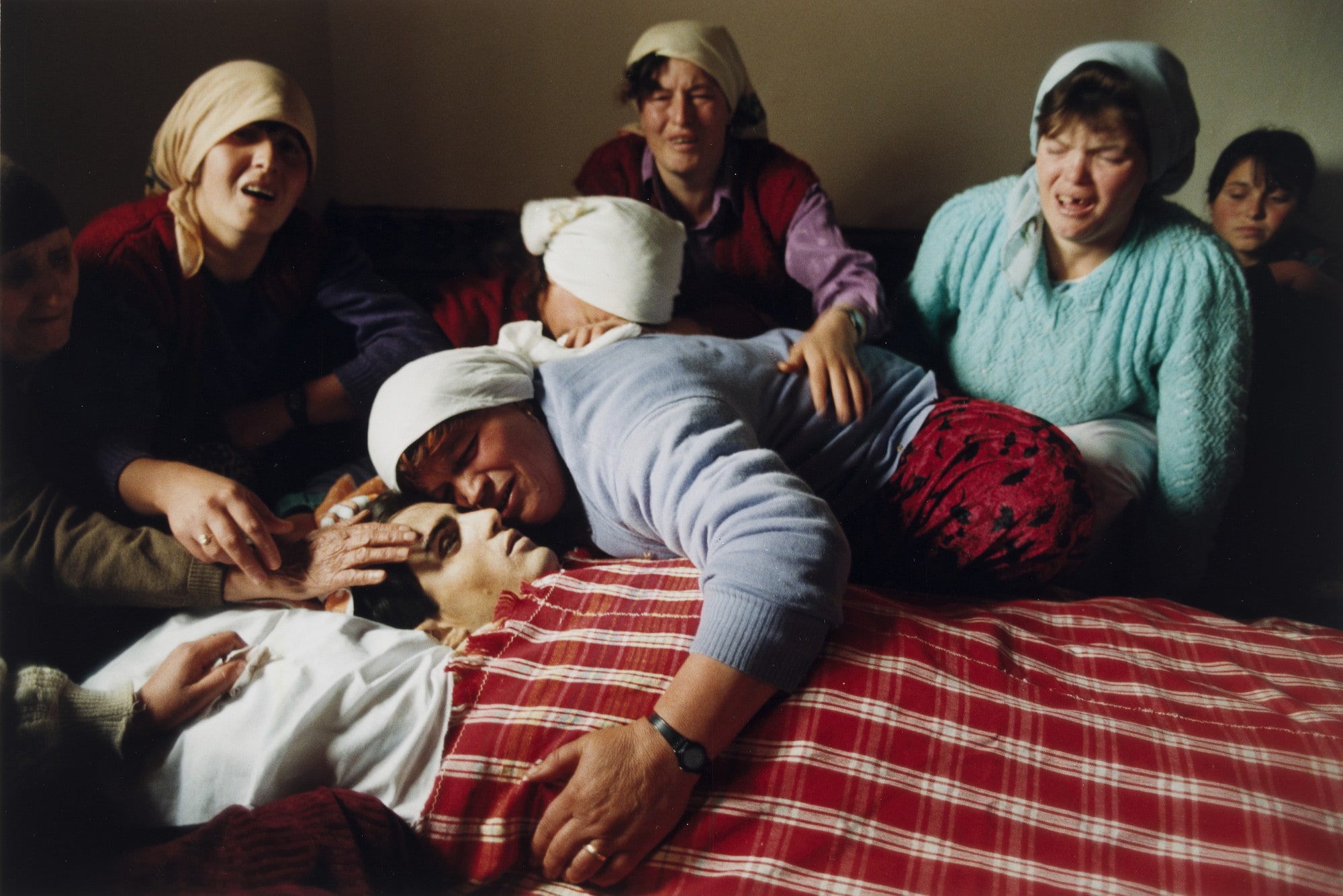 "Mother of Ali Paqarizi Weeps Over His Body in Kosovo"