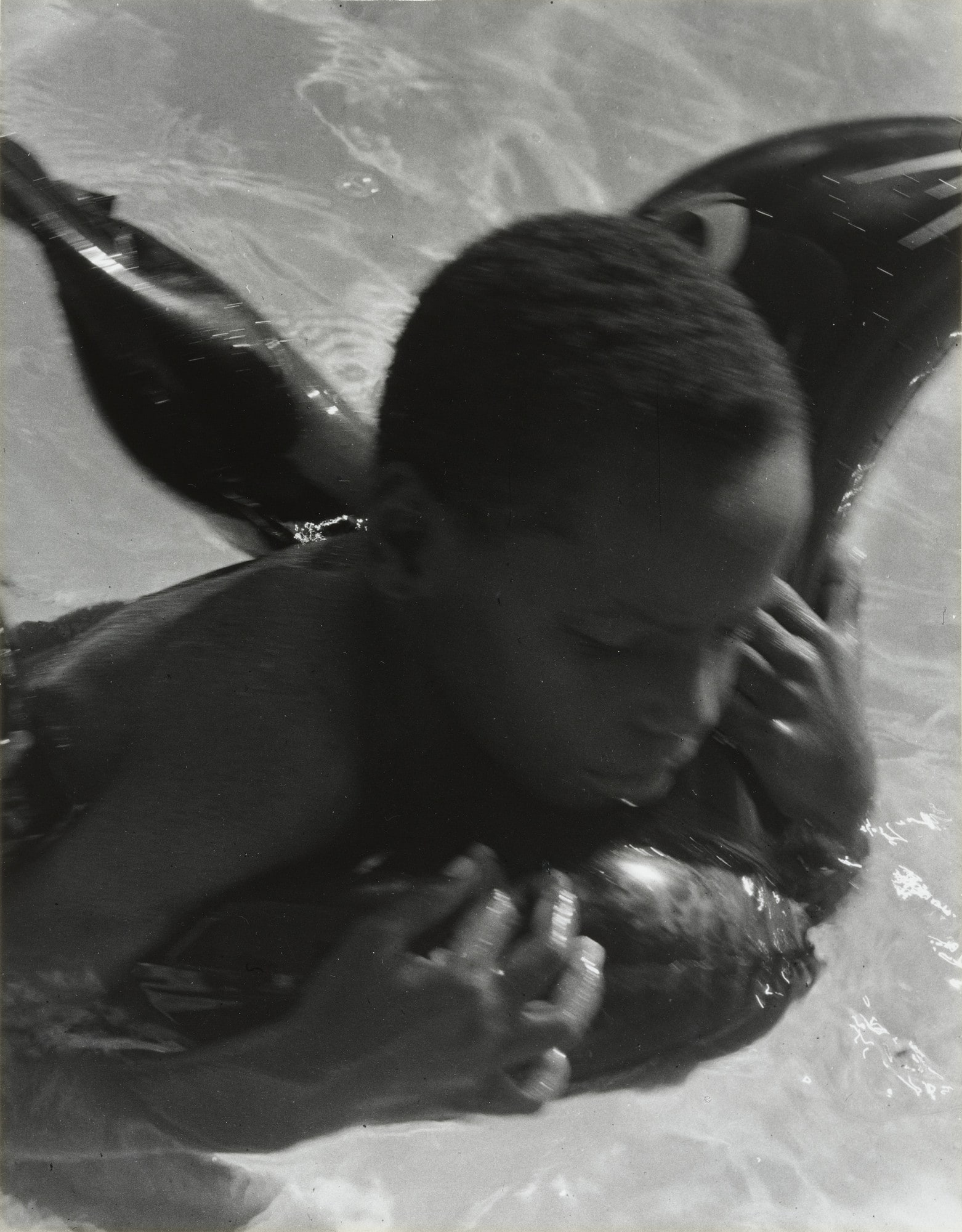 Untitled, (Negro child in water with tube)