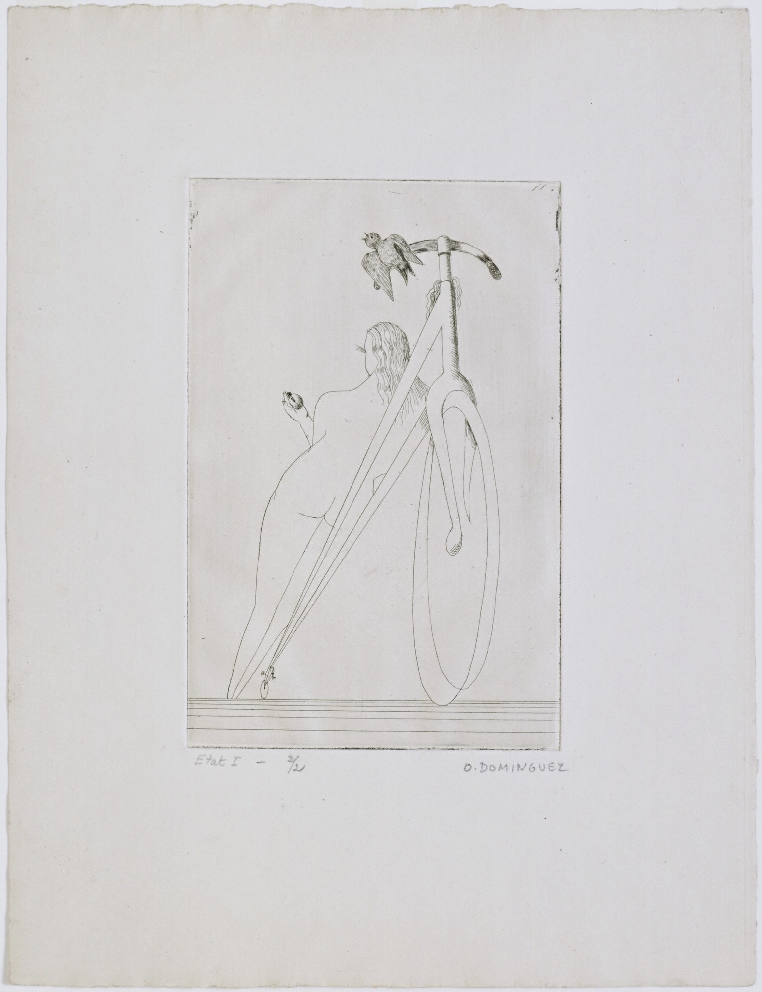 Woman with Bicycle