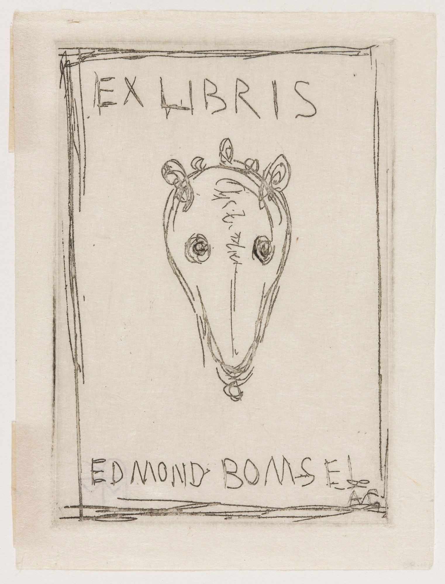 Ex Libris Edmond Bomsel