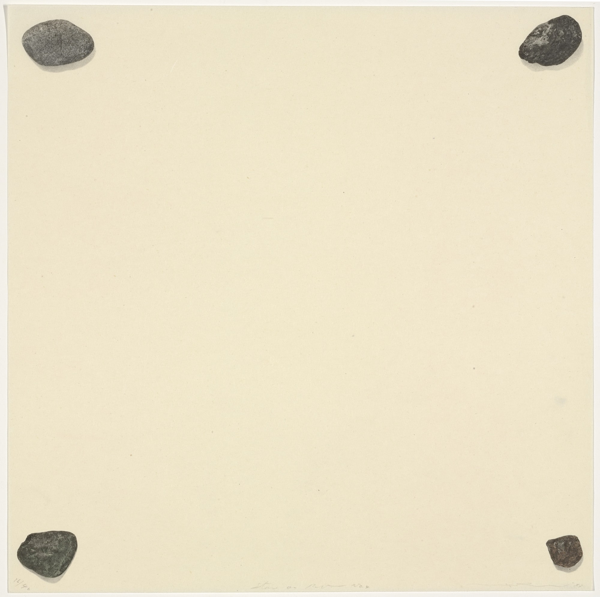 Surface is the Between, Stone on Paper No. 4