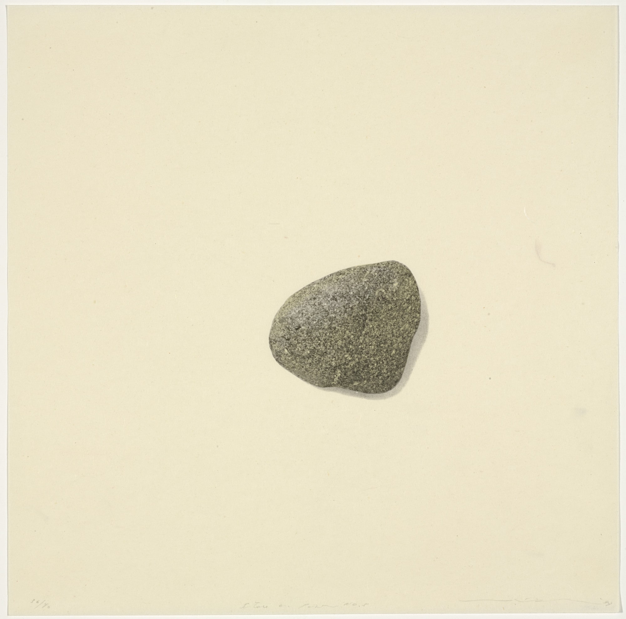 Surface is the Between, Stone on Paper No. 5