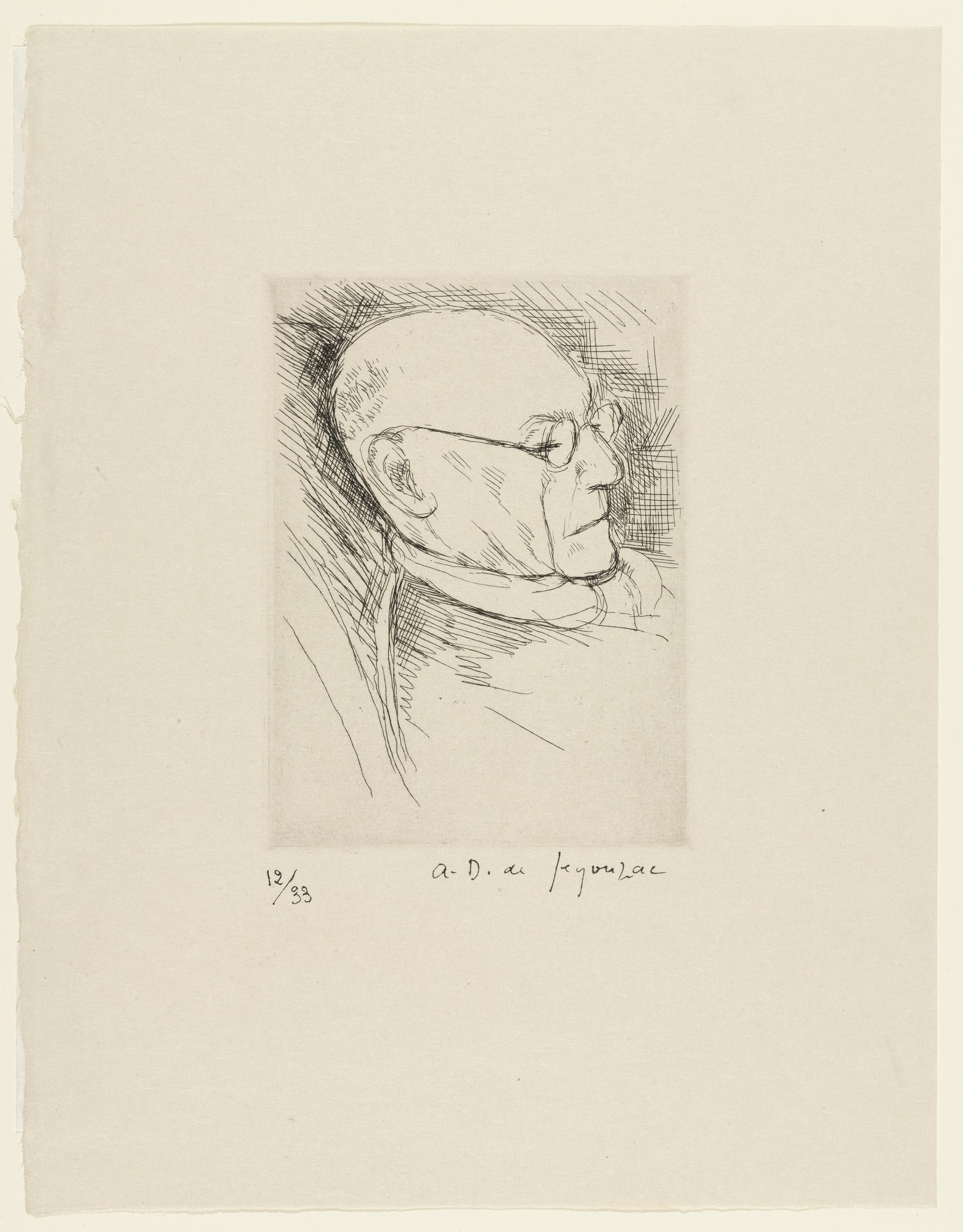 André Gide in Profile