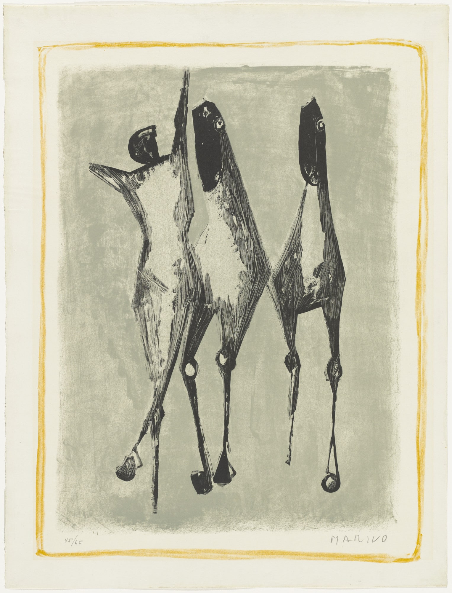 Acrobat and Horses