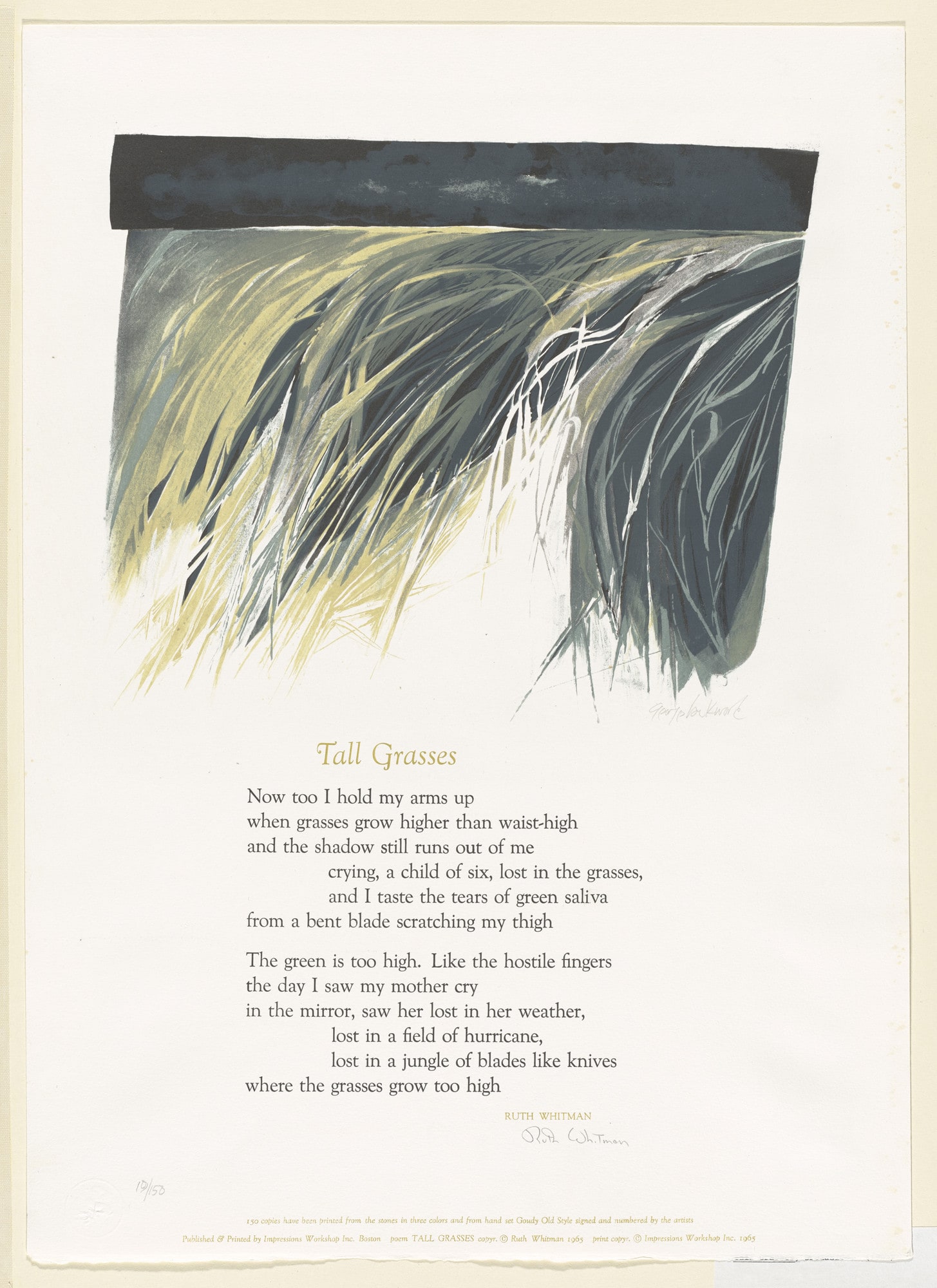 Tall Grasses by Ruth Whitman
