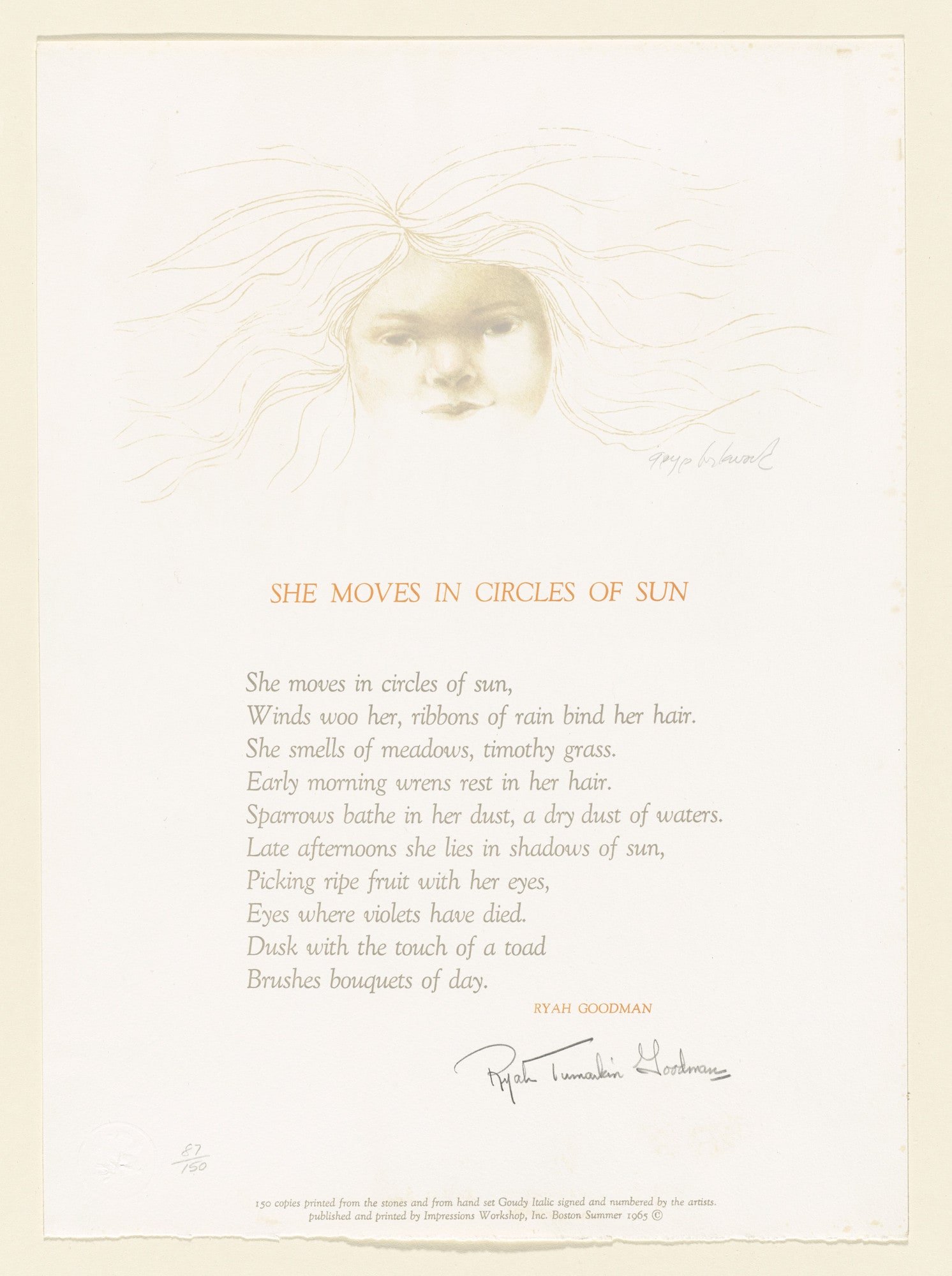 She Moves in Circles of Sun by Ryah Goodman