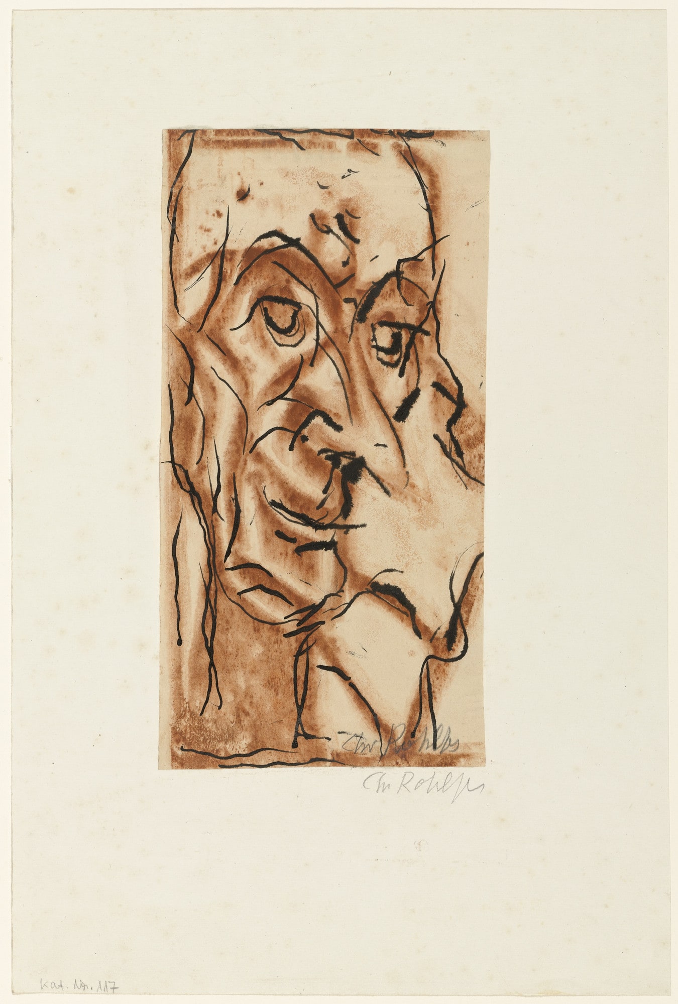 Man with Pointed Nose (Mann mit spitzer Nase)