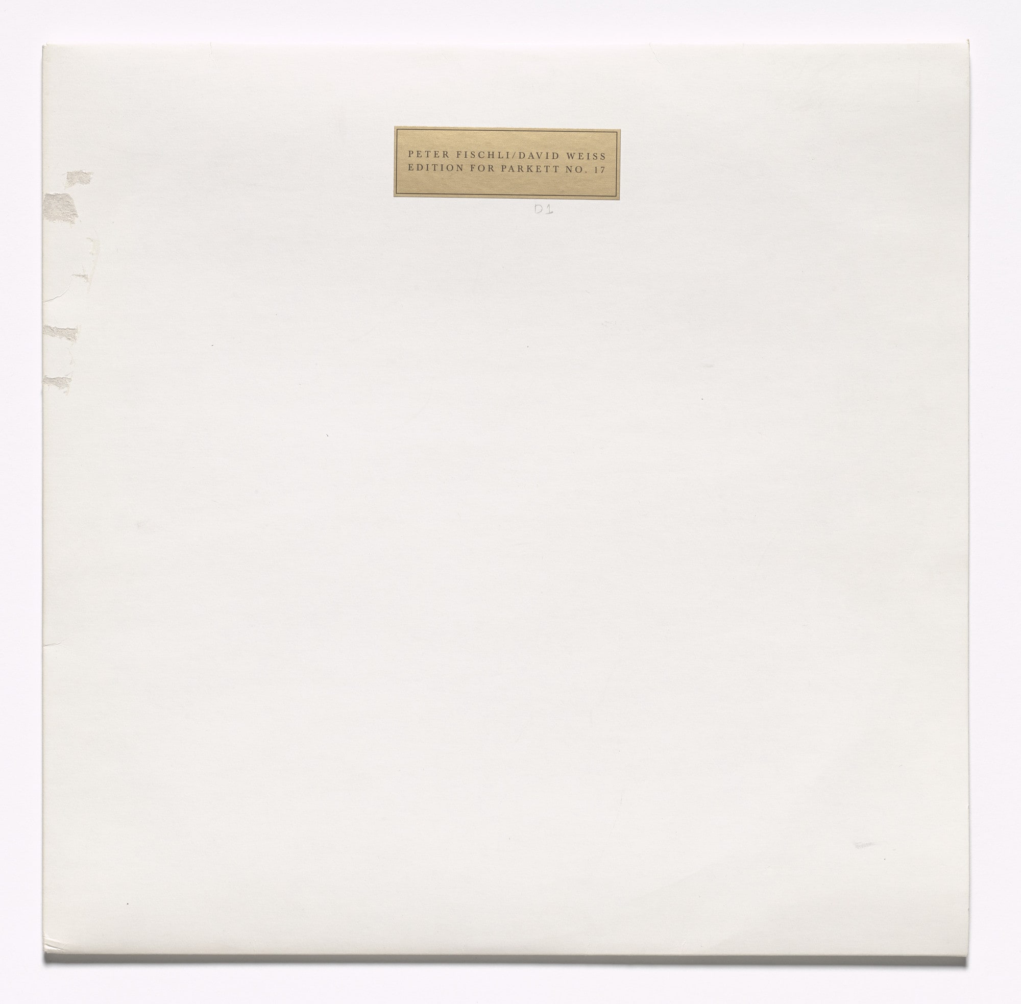 Record (for Parkett no. 17)