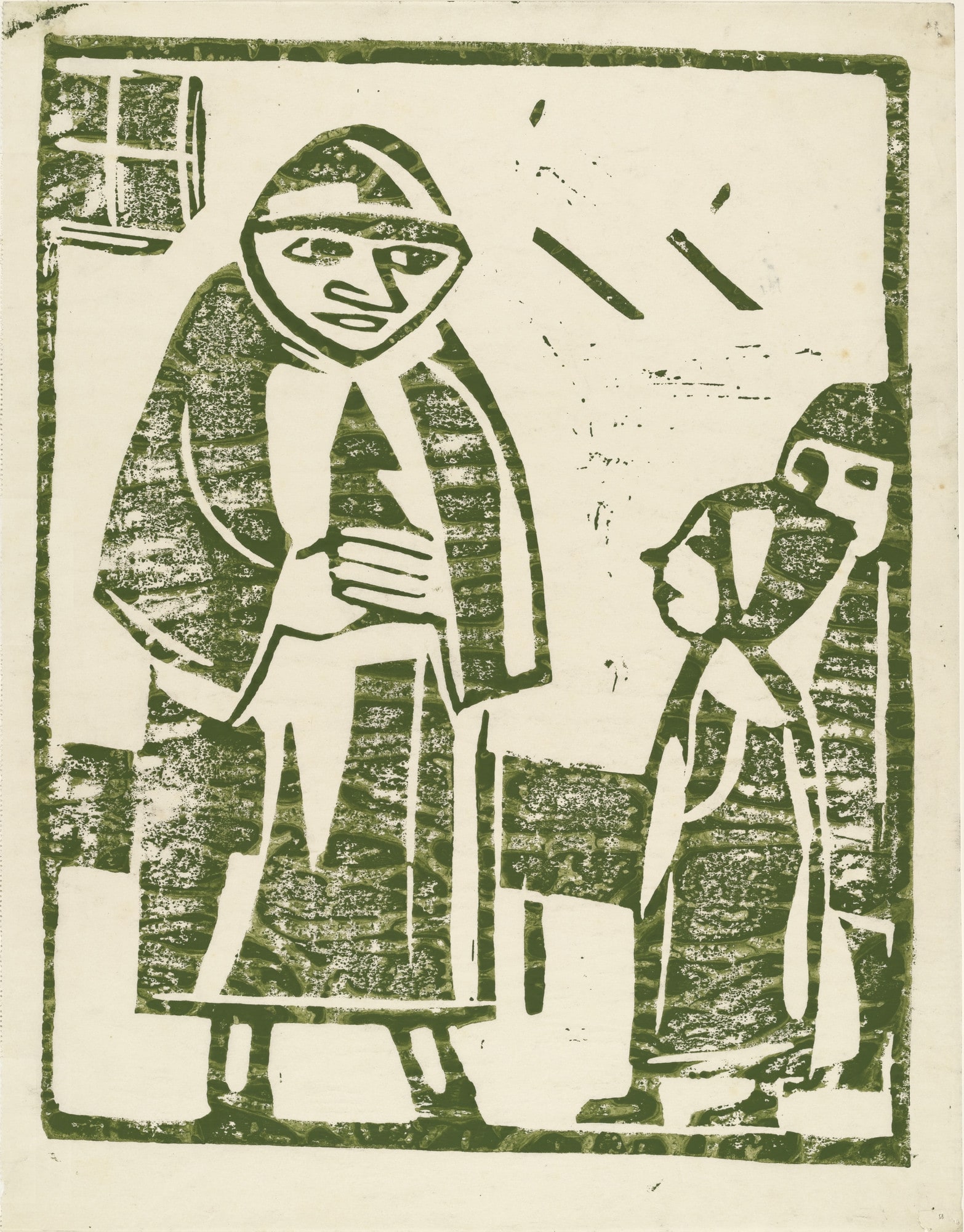 Monk and Children (Mönch und Kinder)