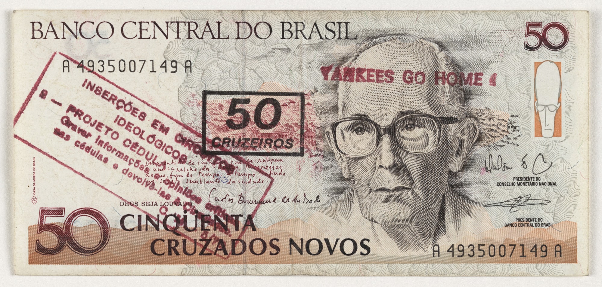 Insertions into Ideological Circuits: Banknote Project (Inserções em circuitos ideológicos: Projeto Cédula)