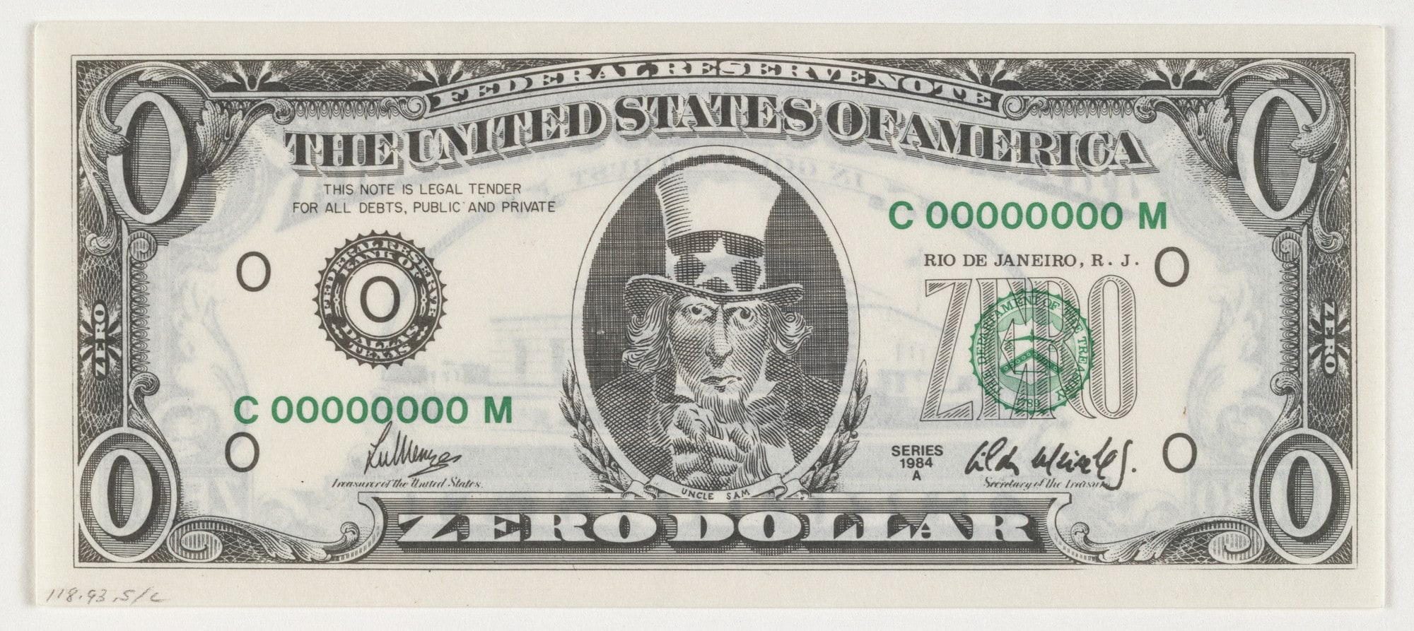 Zero Dollar