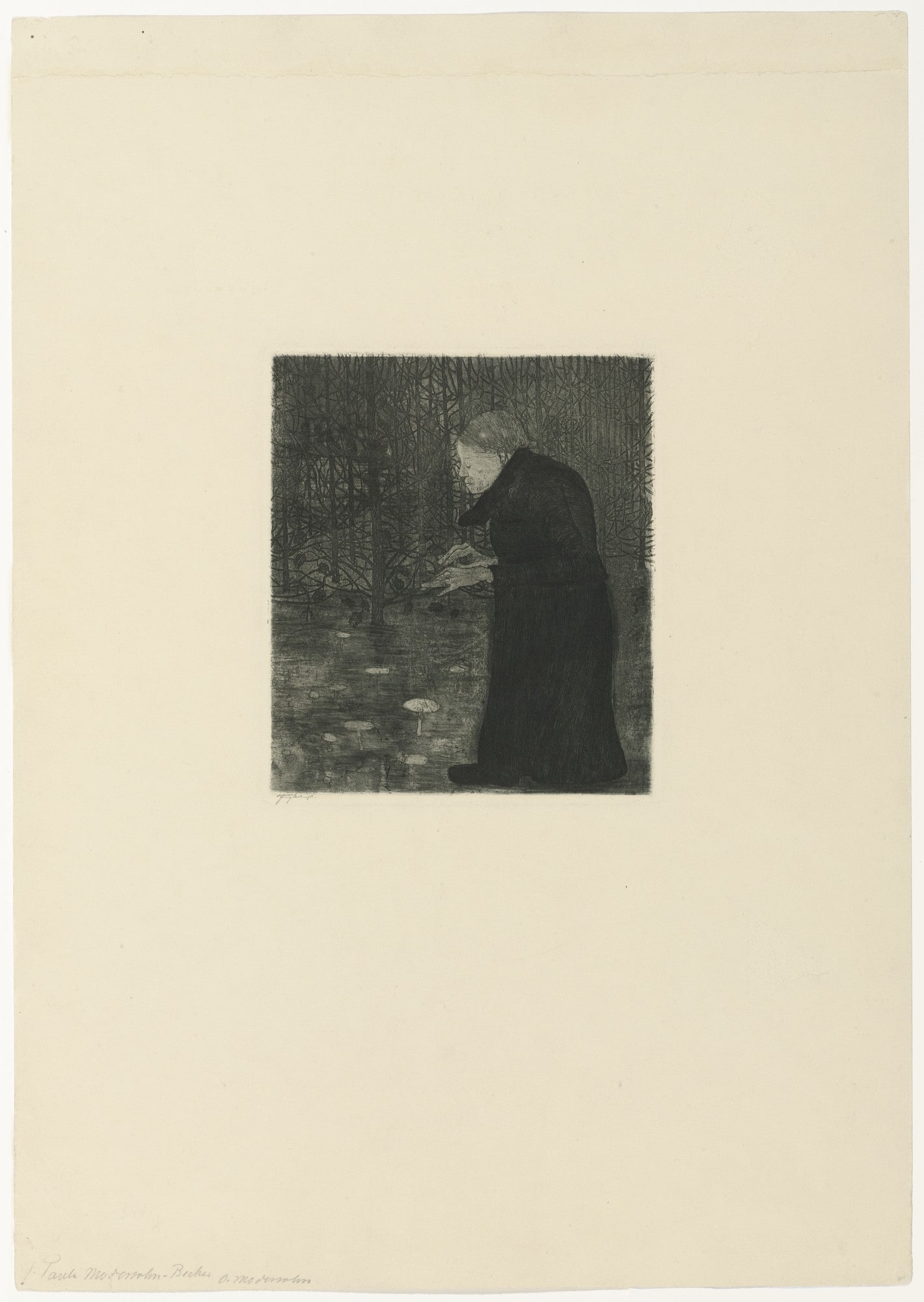 Blind Woman in the Woods (Blinde Frau im Walde)