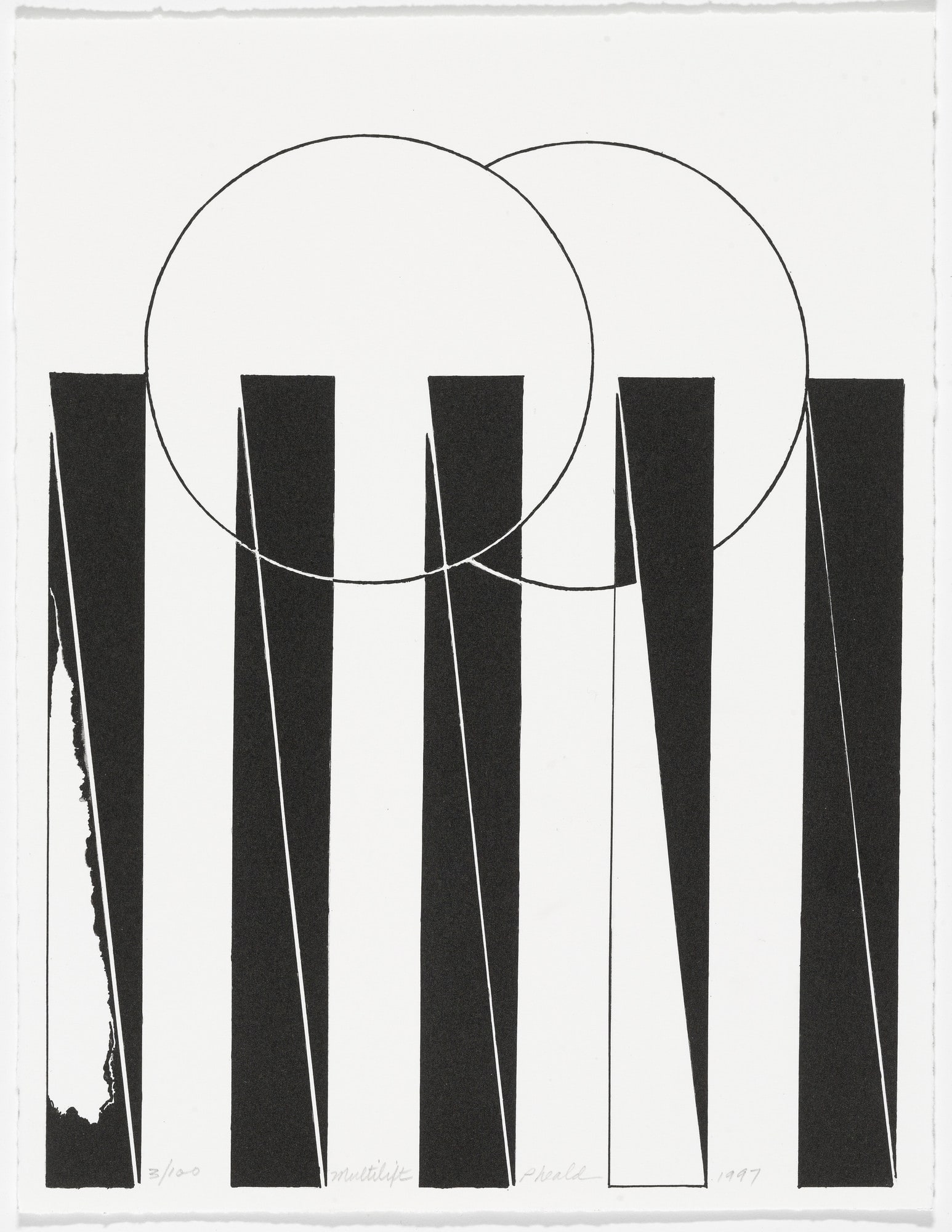Multilift from American Abstract Artists 60th Anniversary Print Portfolio