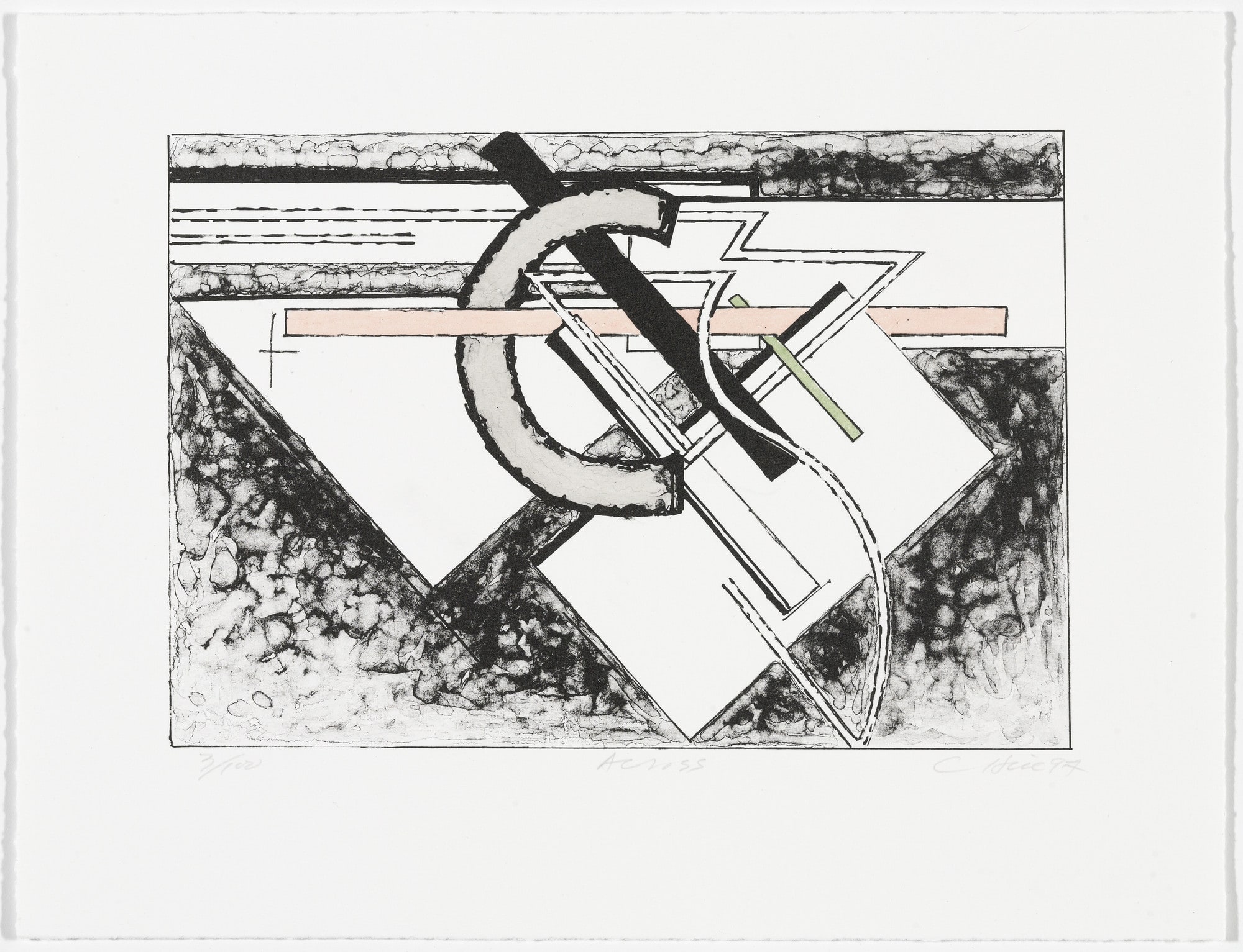 Across from American Abstract Artists 60th Anniversary Print Portfolio