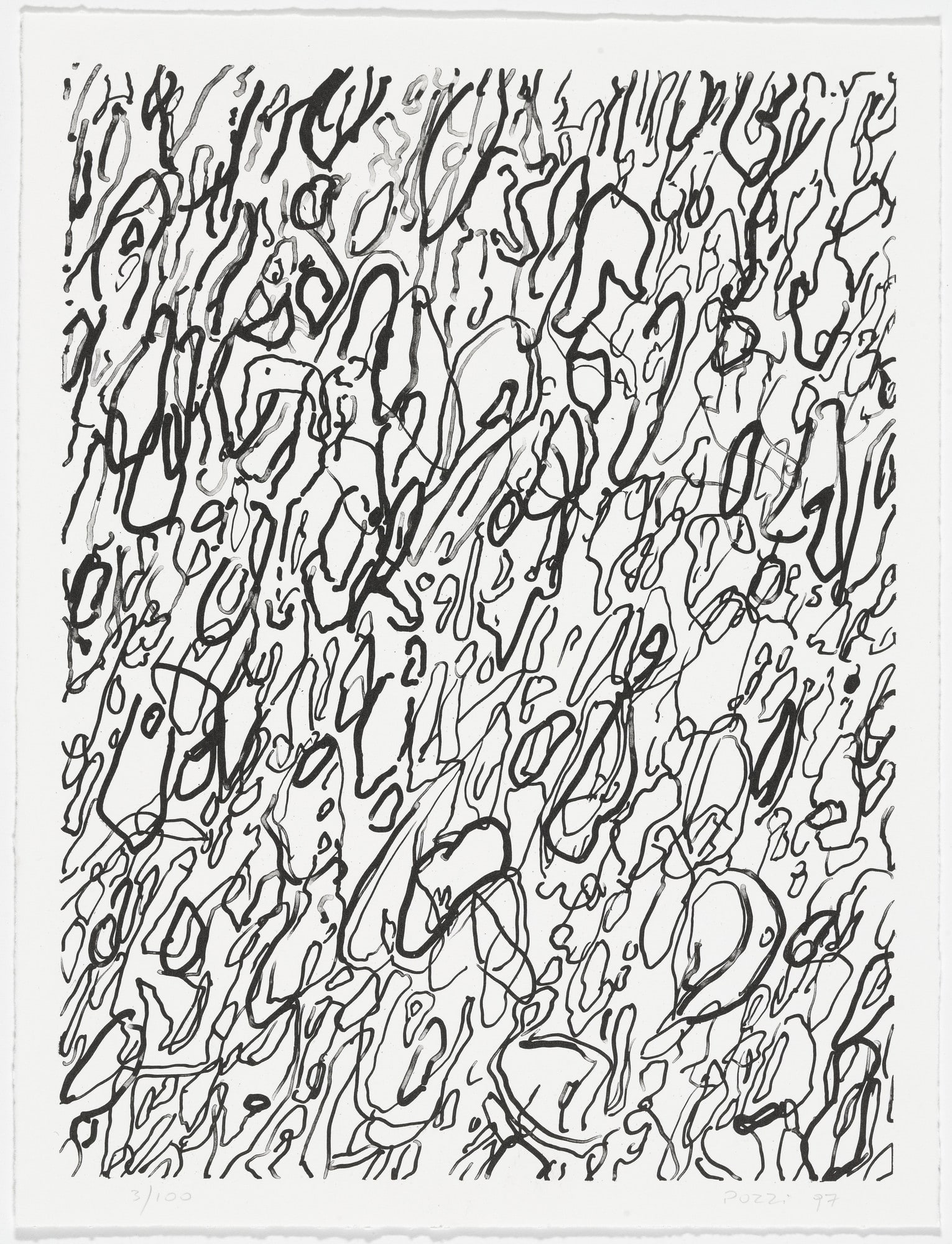 The Grass Maze from American Abstract Artists 60th Anniversary Print Portfolio