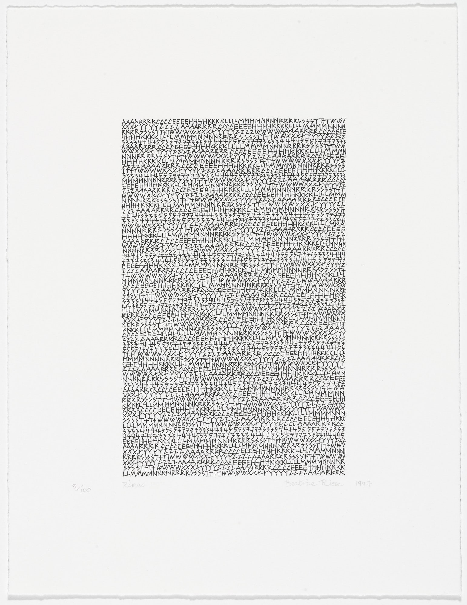 Rimac from American Abstract Artists 60th Anniversary Print Portfolio