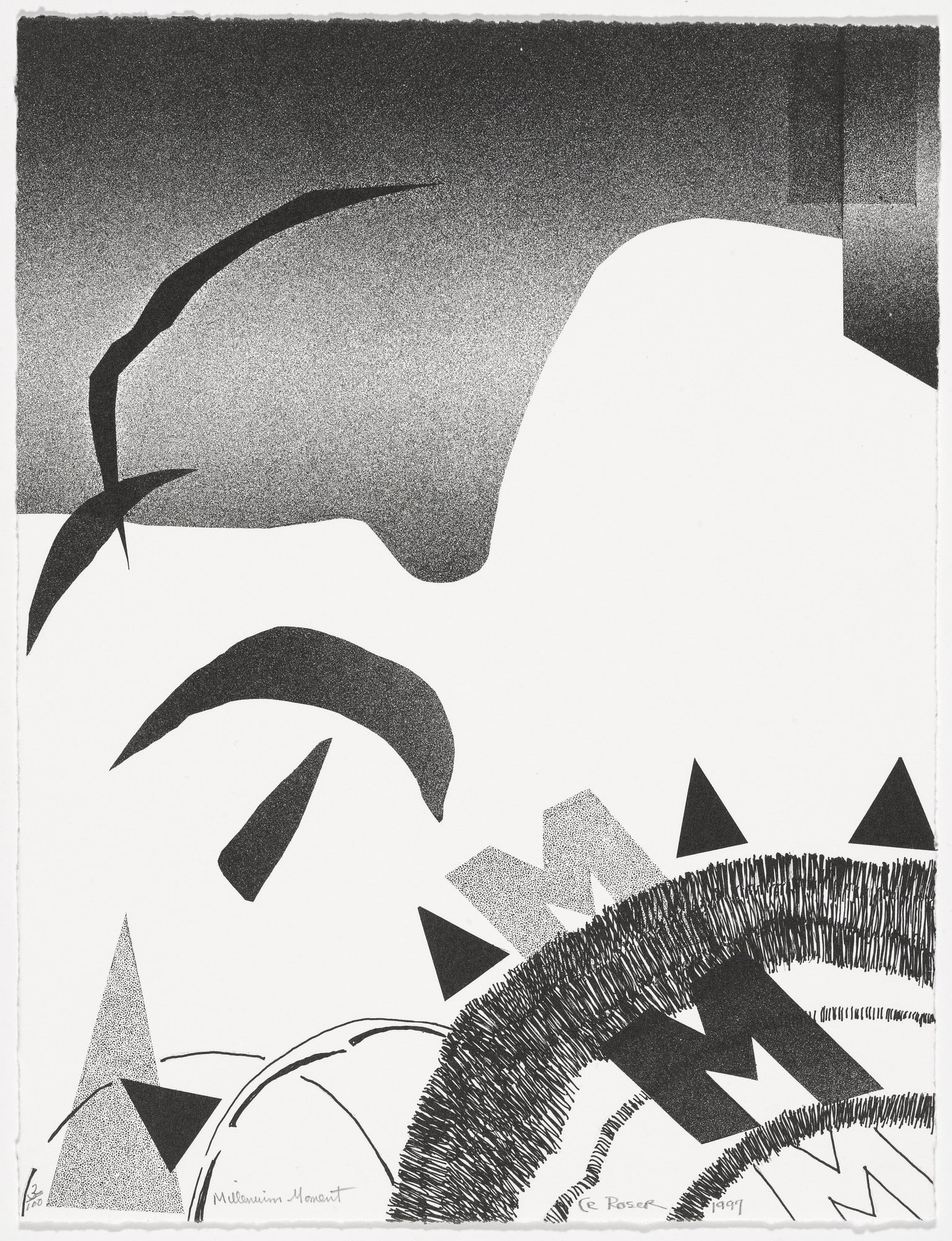 Millenium Moment from American Abstract Artists 60th Anniversary Print Portfolio
