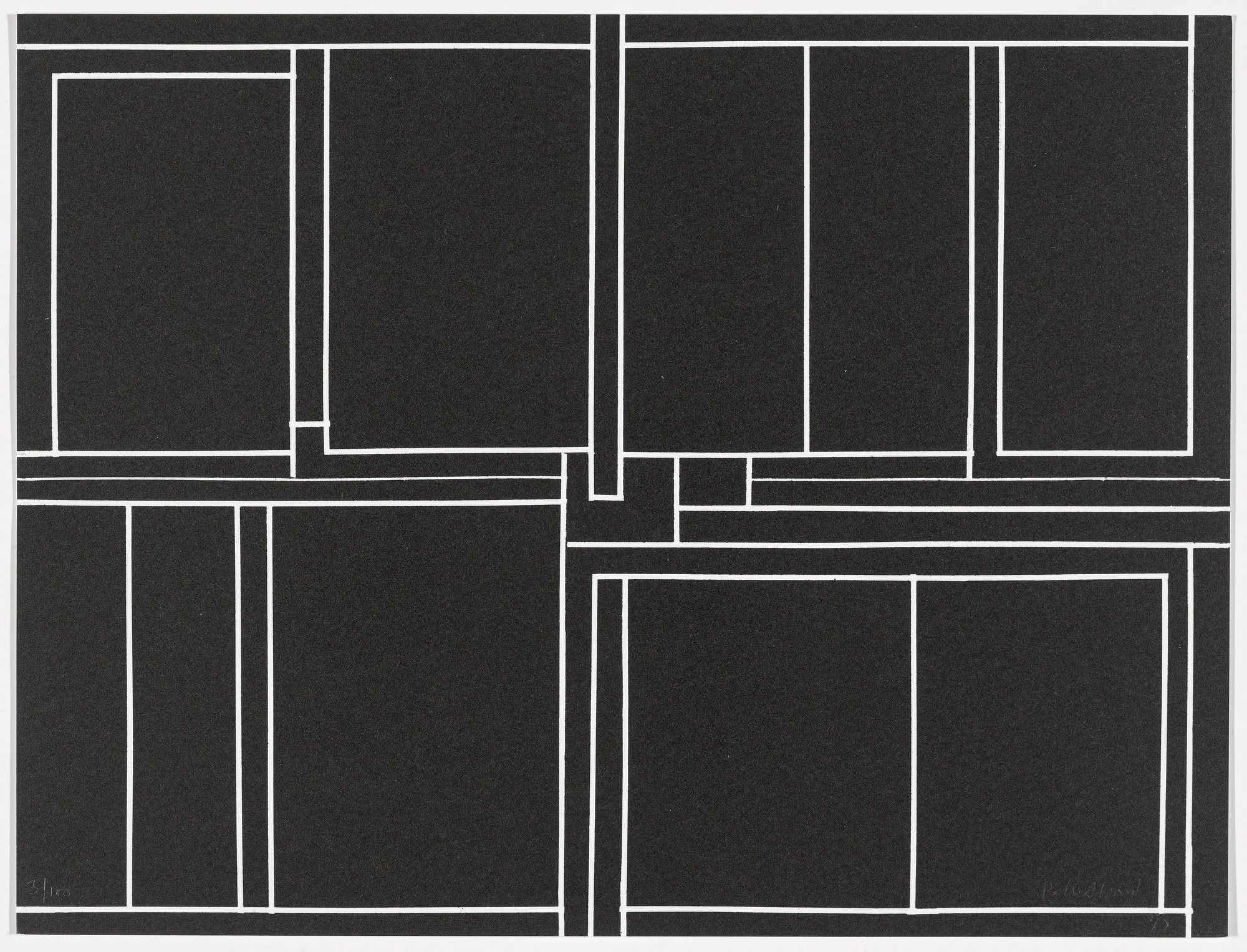 Sans from American Abstract Artists 60th Anniversary Print Portfolio