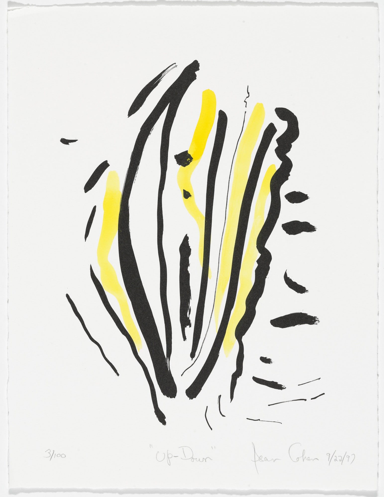 Up-Down from American Abstract Artists 60th Anniversary Print Portfolio