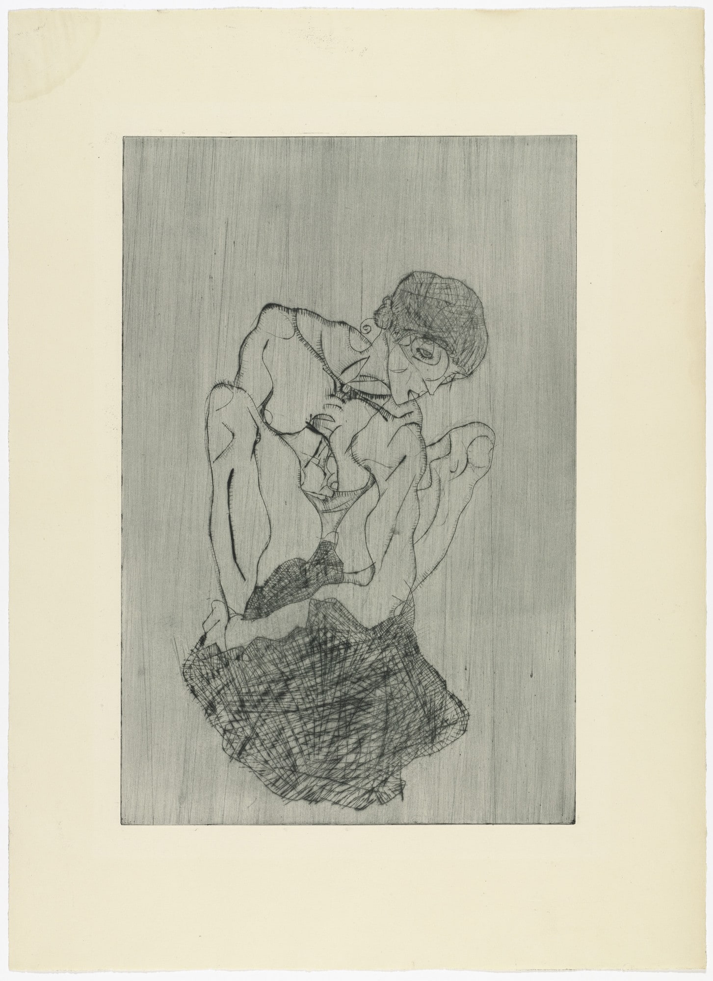 Sorrow (Kümmernis) from The Graphic Work of Egon Schiele (Das Graphische Werk von Egon Schiele)
