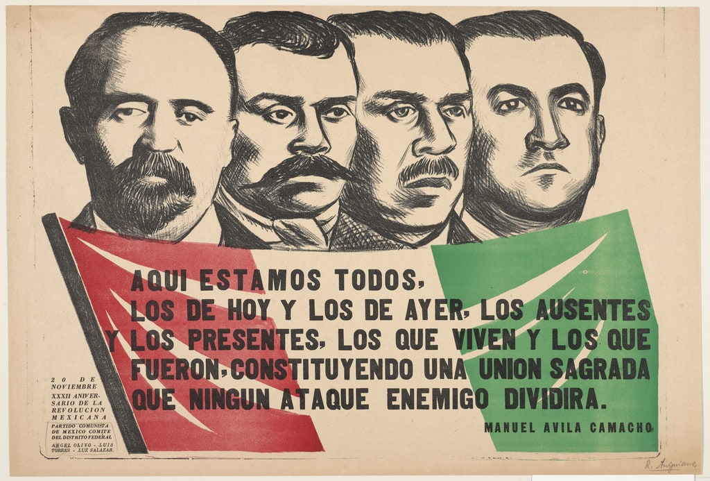 Here We Stand United, We of Today and We of Yesterday...(Aqui estamos todos, los de hoy y los de ayer...)