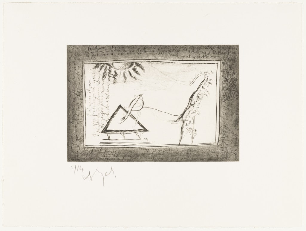 Triangle and Sun from the series Canto Inferno