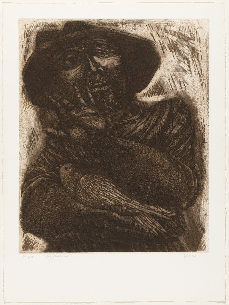 The Dove (La Paloma) from 21 Printmakers from Colombia, Mexico and Venezuela (21 Estampadores de Colombia, Mexico y Venezuela)