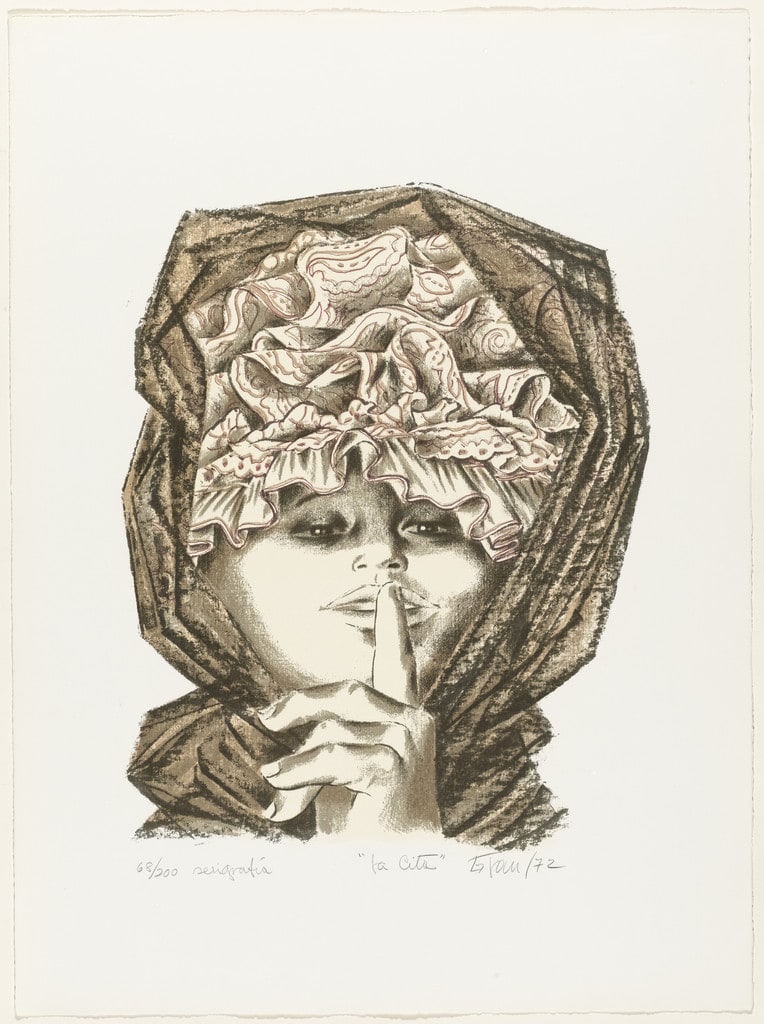 The Rendezvous (La Cita ) from 21 Printmakers from Colombia, Mexico and Venezuela (21 Estampadores de Colombia, Mexico y Venezuela)