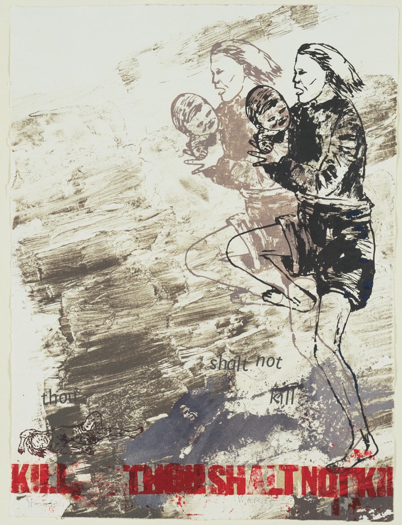 Thou Shalt Not Kill, plate VI from the portfolio The Ten Commandments