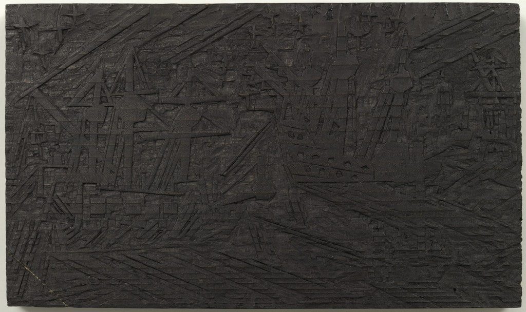 Woodblock for Ships and Stars (Schiffe und Sterne)