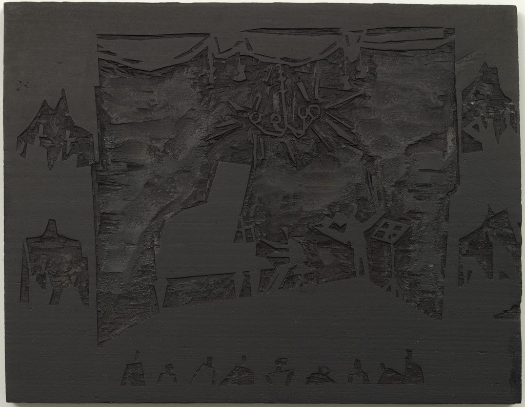Woodblock for The Virtuoso (Der Virtuose)