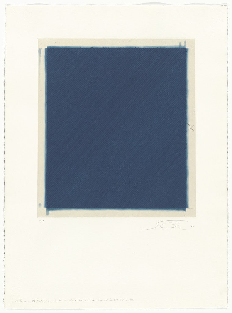 Surface is the Between, Between Vertical and Horizon - Descended Blue