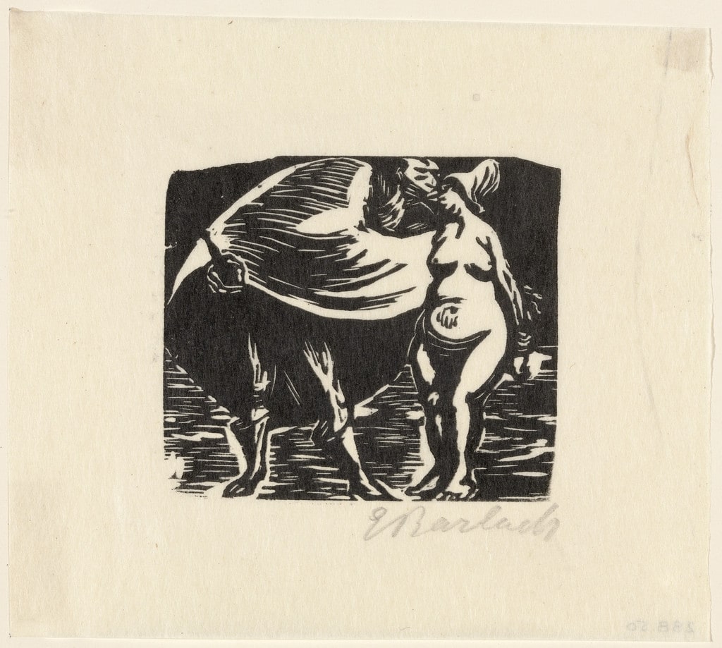Loving Reverence (Verliebte Reverenz) (plate 20) from the supplementary suite accompanying the deluxe edition of the illustrated book Walpurgis Night (Walpurgisnacht)