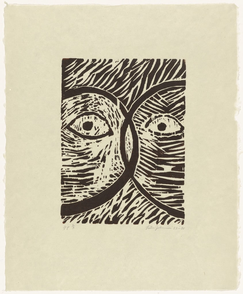 Untitled from the portfolio Man in Woodcut, 1953-1957