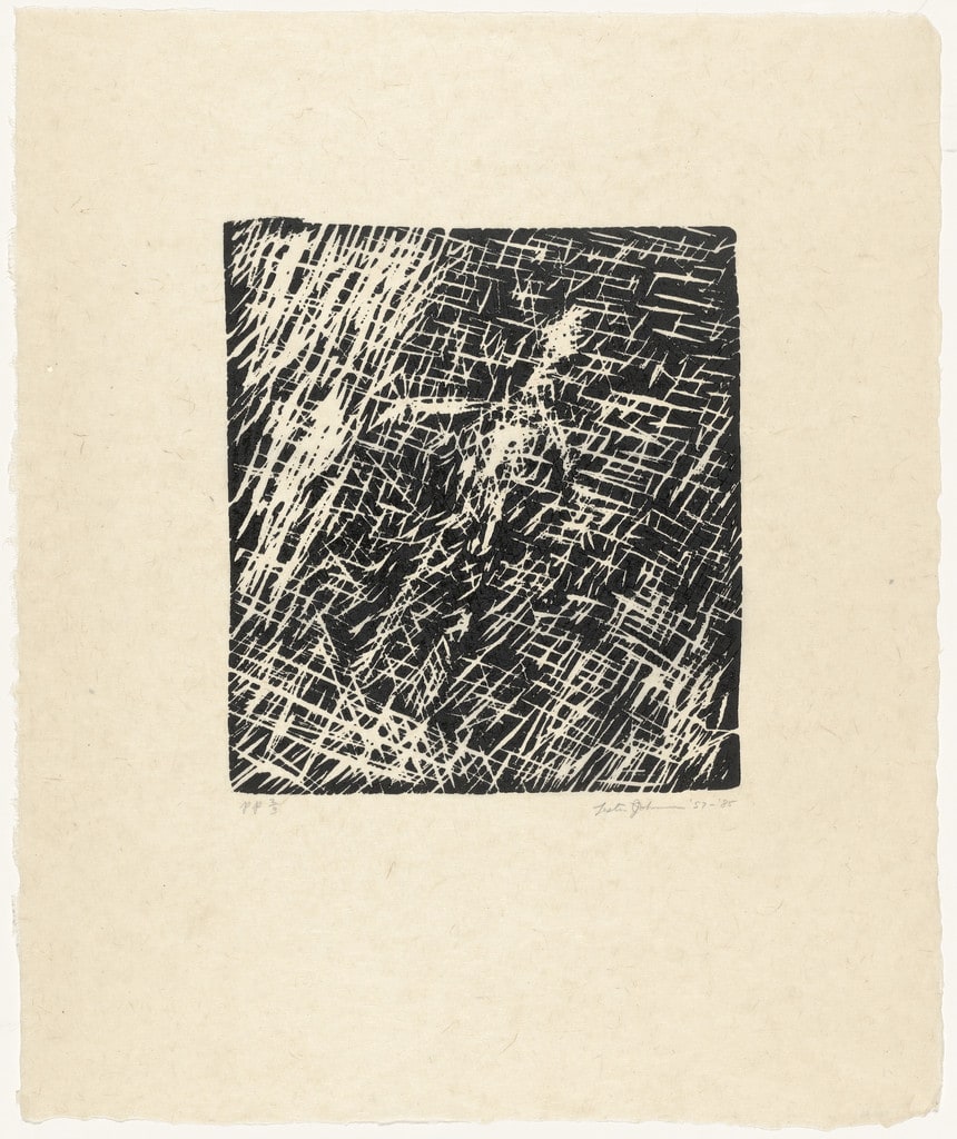 Untitled from the portfolio Man in Woodcut, 1953-1957