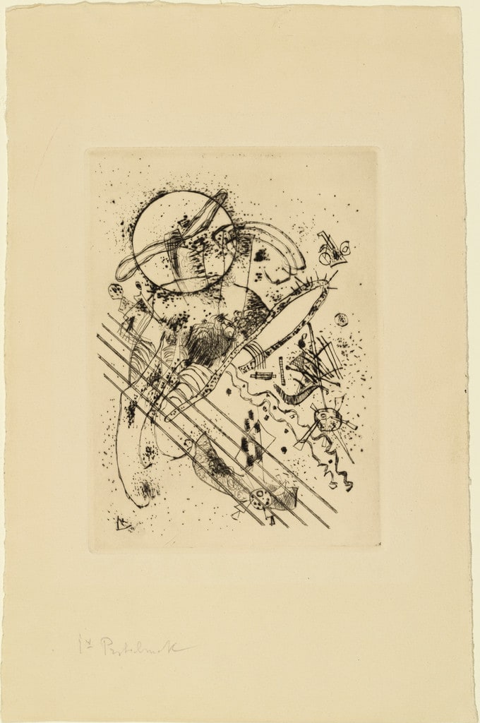 Etching with Five Diagonals (Radierung mit fünf Diagonalen)