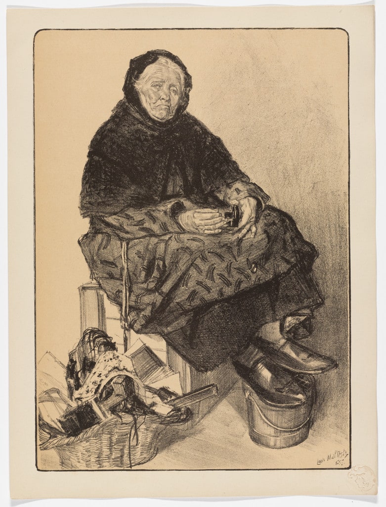 Lace Seller (Marchande de lacets) from L'Estampe moderne, no. 1
