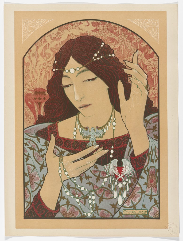 Invocation to the Green Onyx Madonna (Invocation à la Madone d'onyx vert) from L'Estampe moderne, no. 3