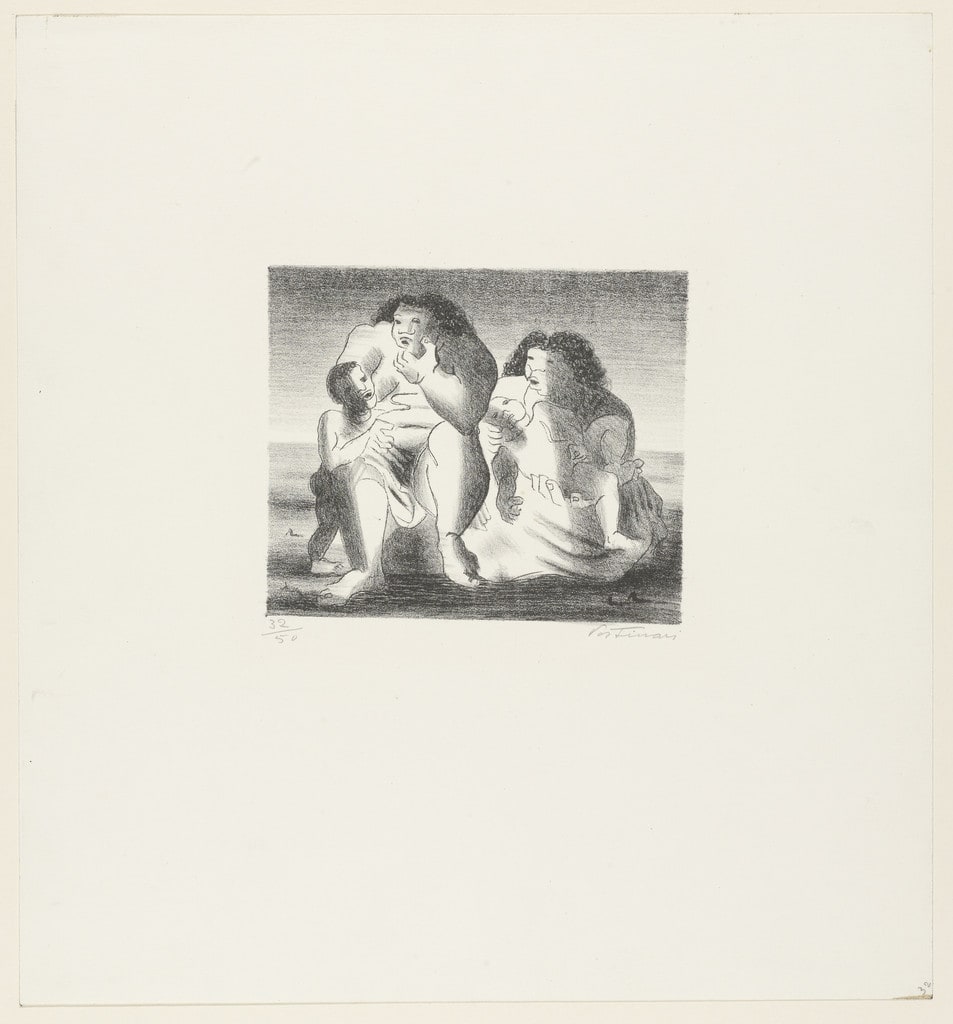 Two Women and Children