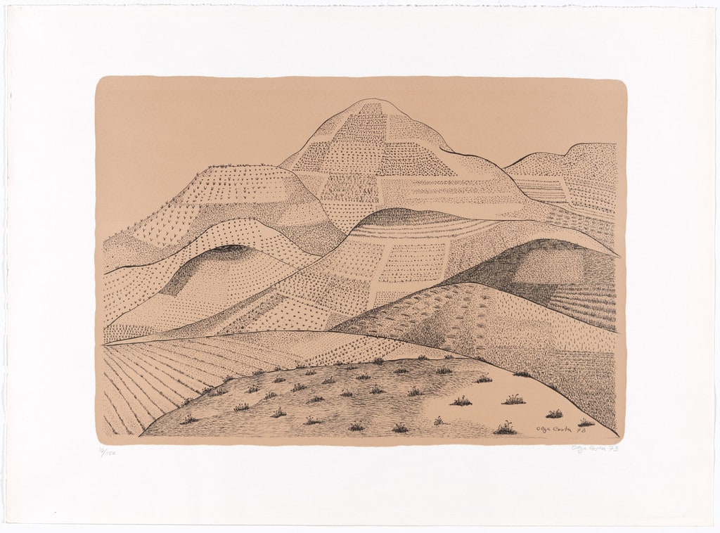 Hills with Magueyes (Cerros con magueyes) from AGPA 73: Pan American Graphic Arts (AGPA 73: Artes gráficas panamericanas)