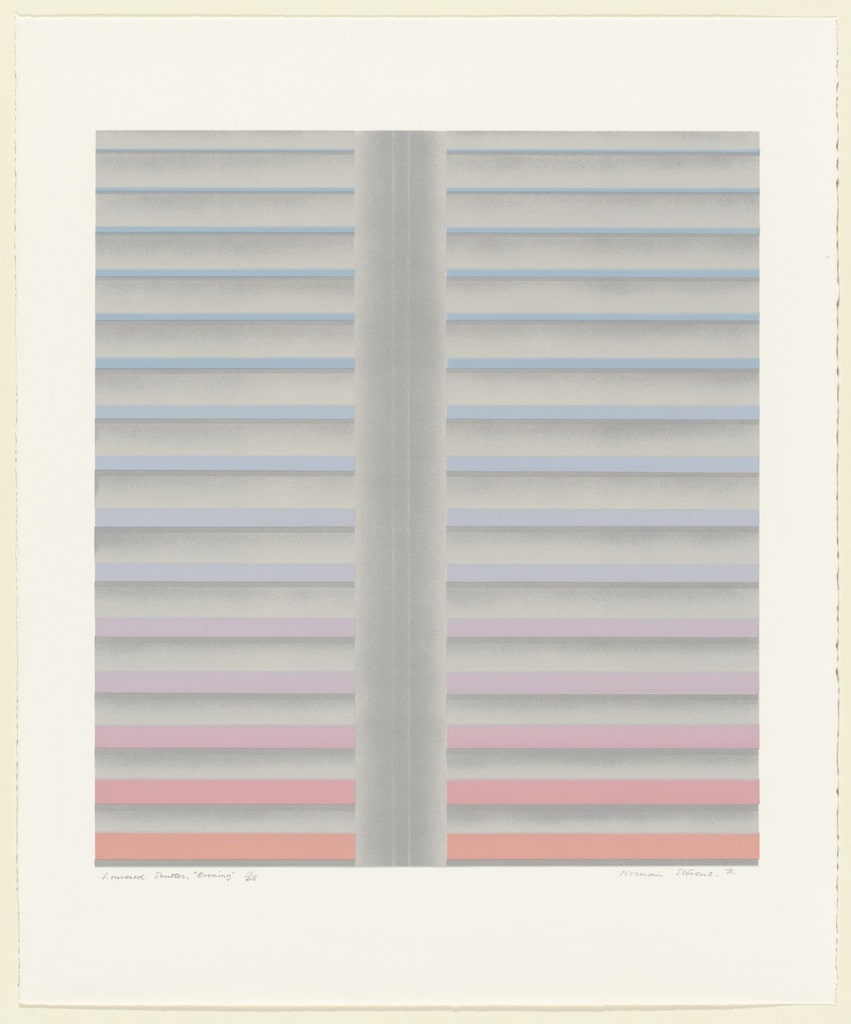 Louvered Shutter, "Evening"