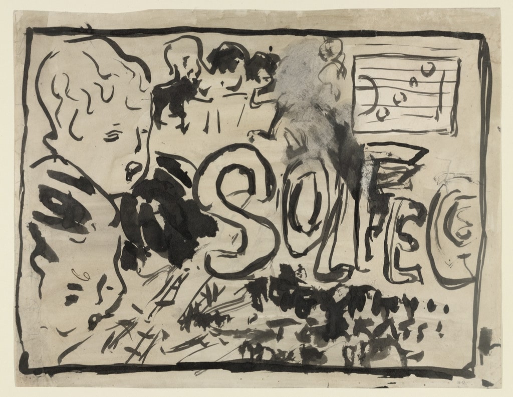 Design for cover for Petit solfège illustré (Little Illustrated Solfège)