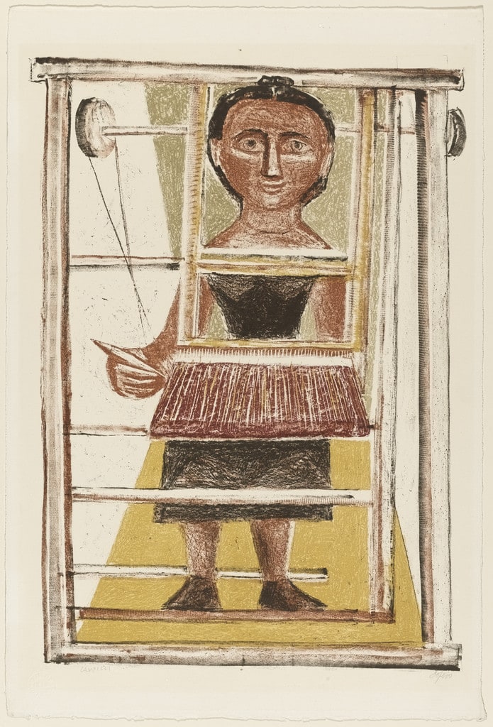 Woman at Loom