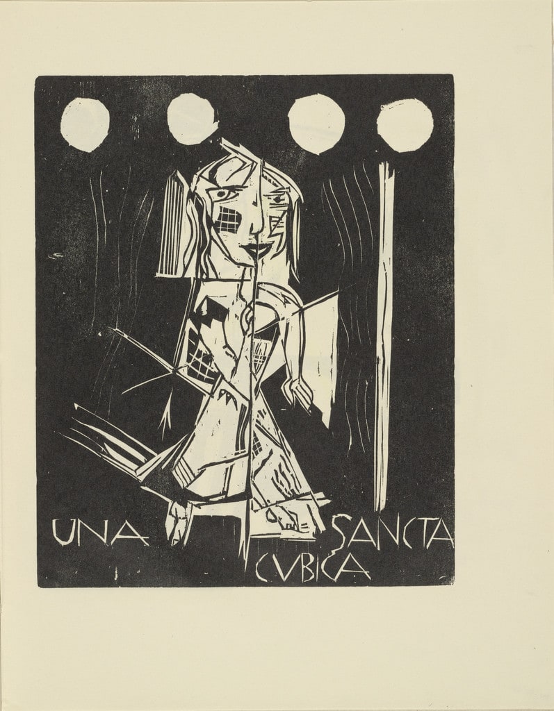 Una Sancta Cubica (Una Sancta Cubica) from the periodical Kündung, vol. 1, no. 7, 8 (July, August 1921)