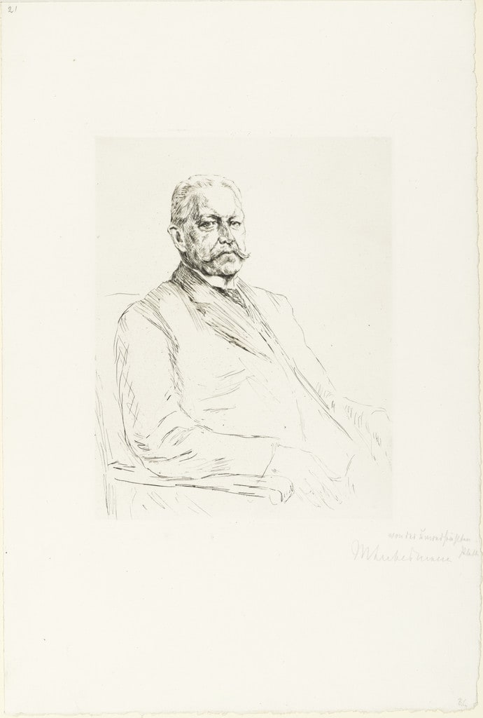 Portrait of the Reich President Paul von Hindenburg (Bildnis des Reichspräsidenten Paul von Hindenburg)