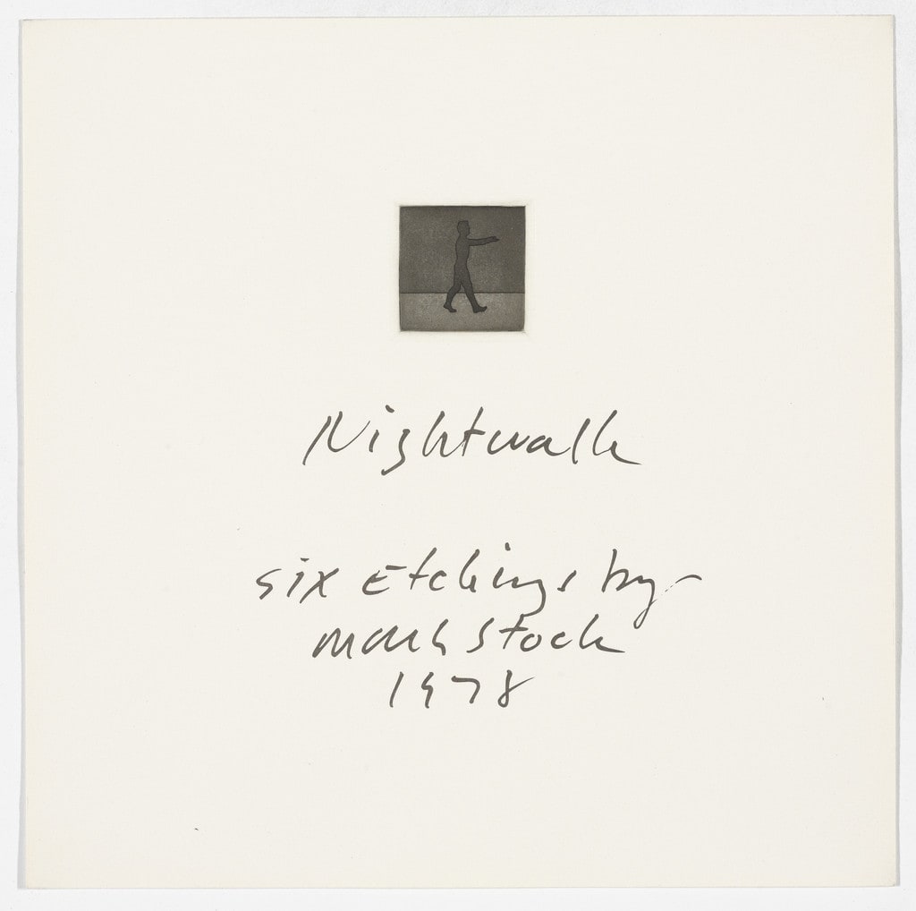 Title page from the portfolio Nightwalk