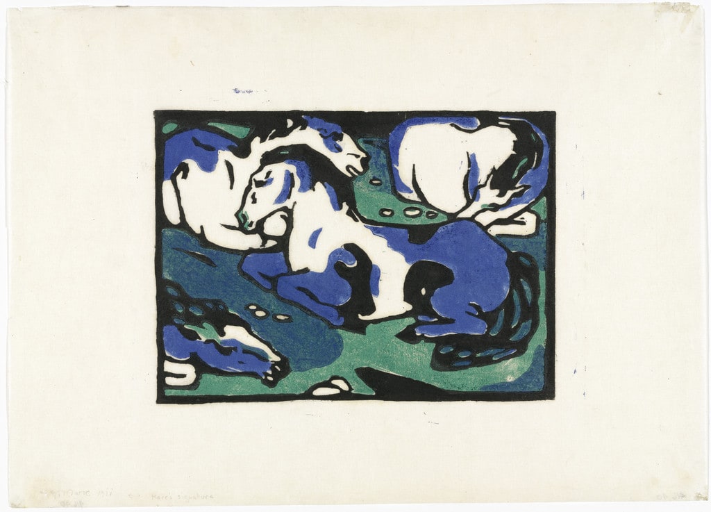 Horses Resting (Ruhende Pferde)