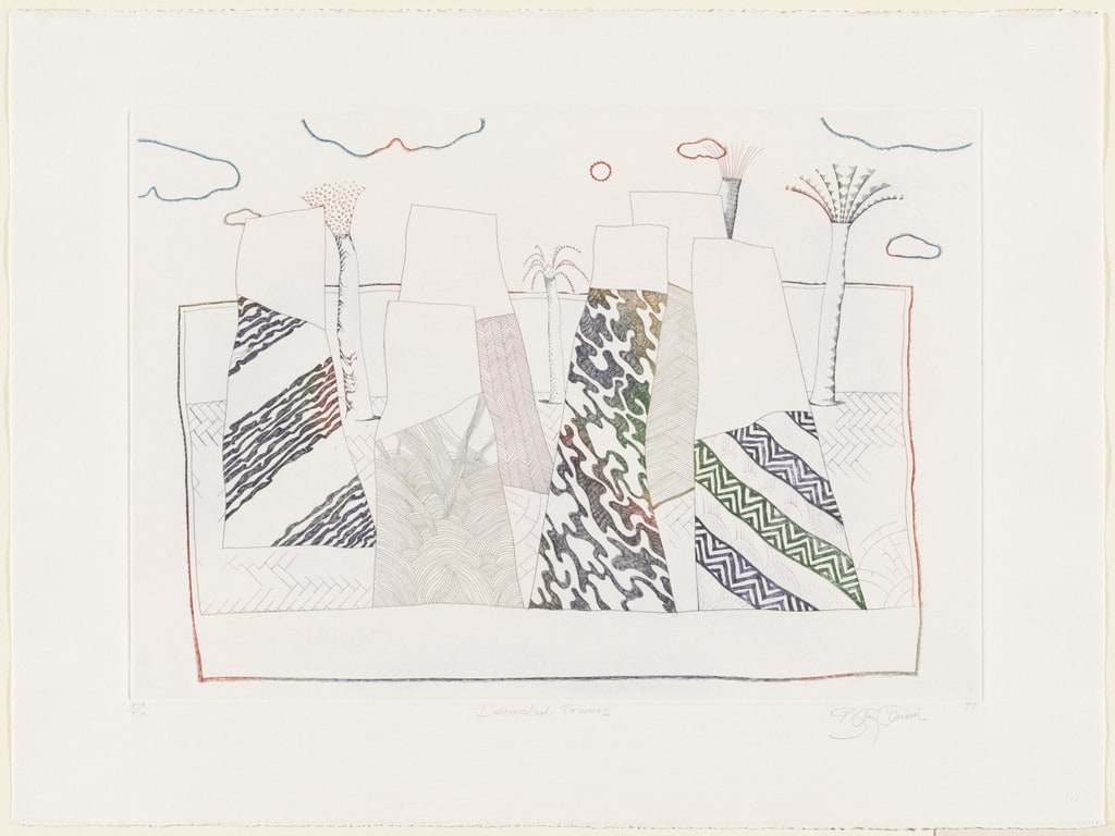 Decorated Towers from the series A Sculptor's Garden