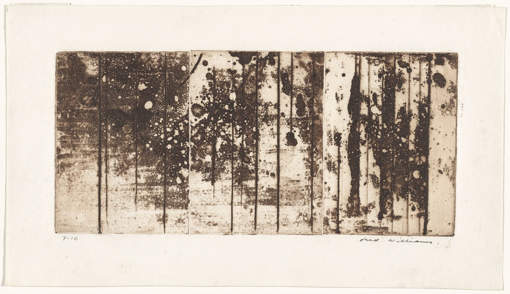 Landscape Triptych No. 2, State II/IV